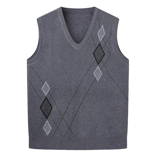 NATHGAM Sweater Vest for Men Lightweight Sleeveless Knit Sweaters V Neck Casual Fall Winter Pullover Sweater Vest Tank Top