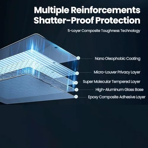 Image of TitanGuard Tempered Glass Screen Protector Guard for Xiaomi 15 /14 / 13-9H Hardness, Military Grade, Anti-Static, Easy Installation Kit - 1 PACK