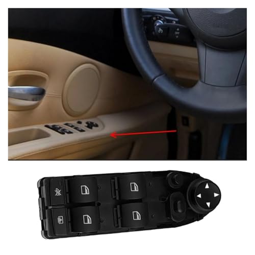 Bouton commande lève-vitre électrique conducteur 61319122113 BMW Série 5 E60 E61 2002-2009 pas cher - 4