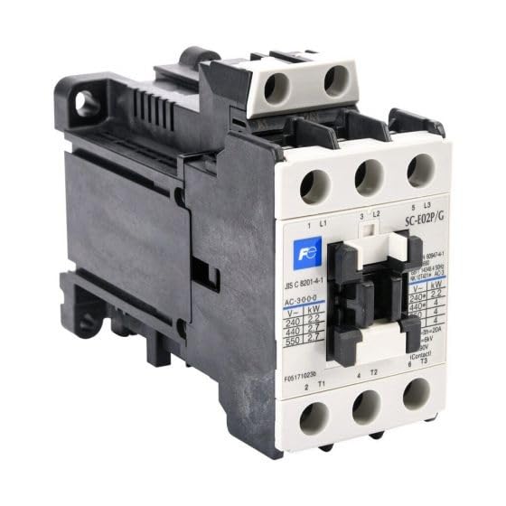 Fuji Electric, SC-E02/G-24VDC, Magnetic contactor, Straight Wire