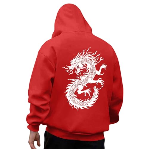 Sweat-shirt à capuche homme coton doux imprimé pull confortable pour la ville