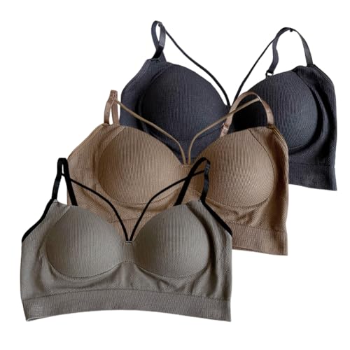 Girls’ Training Bra Big Girls V-Neck Soft Sports Cami Bras Underwear Bra Crop Top Bralette Bra for Women Girls2