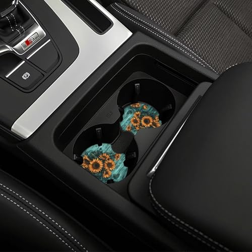 2 Coasters para Portavasos de Auto Color Girasol miniatura 2