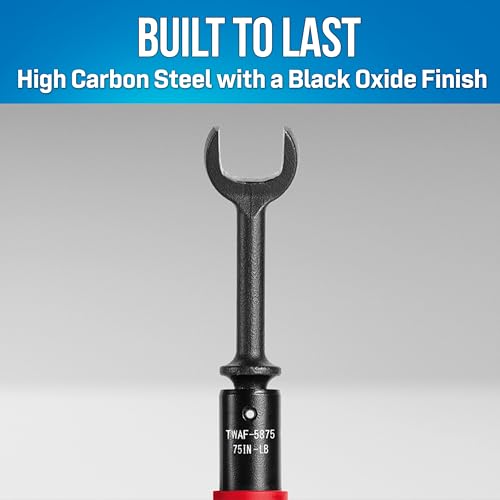 Clé dynamométrique Jonard Tools en acier carbone robuste à tête complète 5/8"