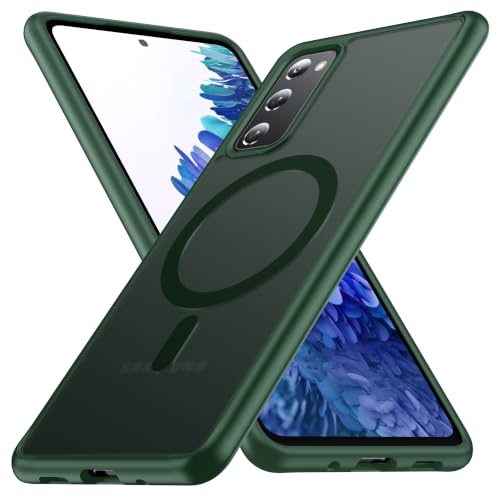 Étui magnétique pour Samsung Galaxy S20 FE coque de protection verte