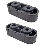 Engytrl Exhaust Muffler Insulators, Tailpipe Hangers Compatible with Chevy Avalanche Silverado Suburban Tahoe, Also for Sierra Yukon