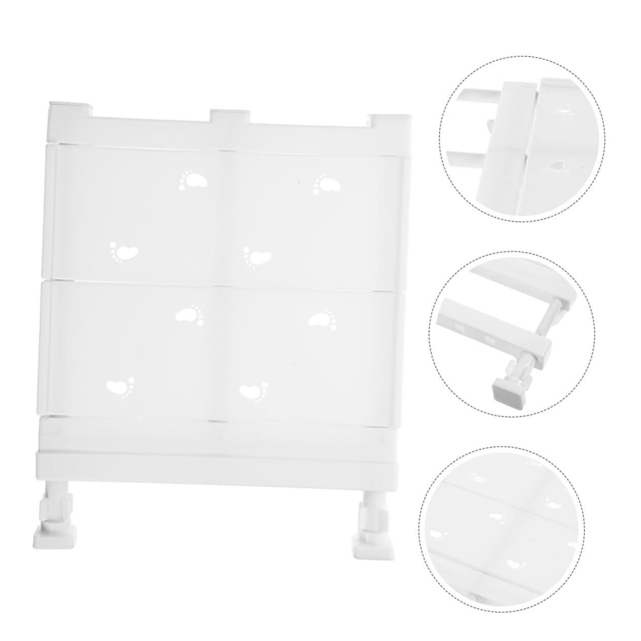 BUGUUYO Expandable Closet Tension Shelf Multipurpose Wardrobe Rack Easy Install