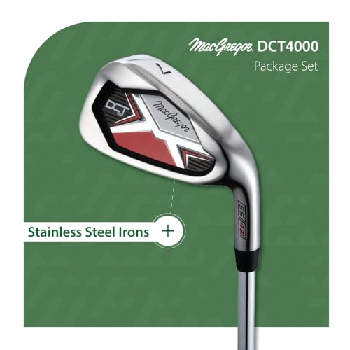 MacGregor DCT4000 Men's Golf Club Set with Bag – 9 Piece