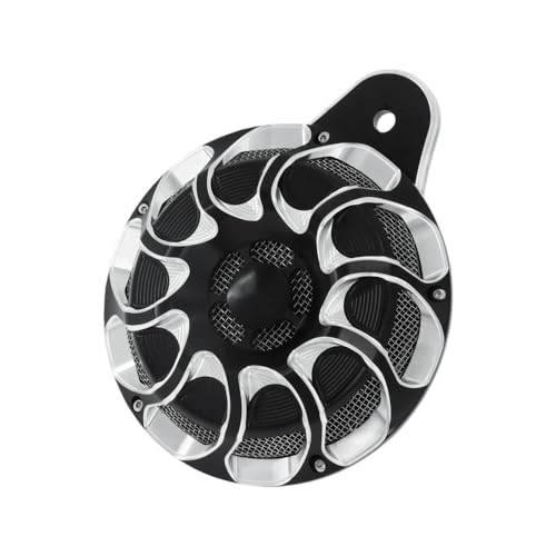 Parlante para Manubrio de Motocicleta Negro y Cromo miniatura 3