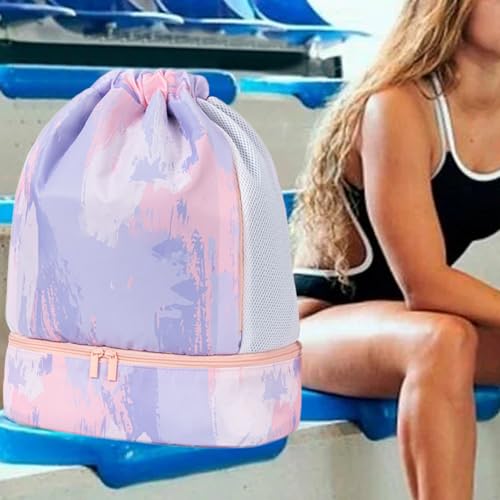 Sac d'équipement de natation grand volume avec séparation sèche humide