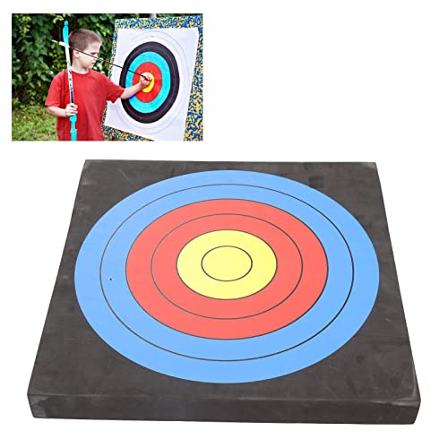 Zooke Archery Target, 20 Inch 10 Coloured Square Eva Backyard Target For Recurve Bow Compound Bow Or Longbow, Archery Professional Accessories For Archery Or Shooting Practice #TOP5