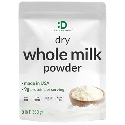 Dry Whole Milk Powder 3lbs – Pasture-Raised USA