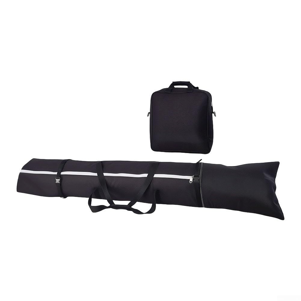 Skitasche Rolltop 200cm 5mm Schaum Schutz Schwarz