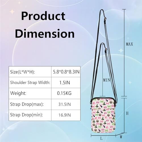 WSNANG Witch Hat Tote Bag Magic Broomstick Shoulder Bag Musical Lover Gift Witch Musical Merchandise4