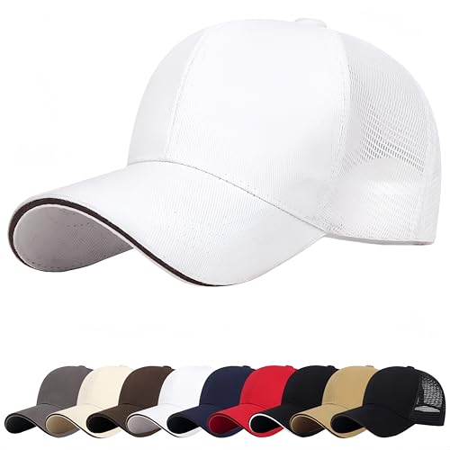 Gorra Hombre Ajustable, Ligera, Transpirable Verano, Deporte y Uso Diario Estilo Clásico Gorras Hombre Verano Estilo Sombrero Beisbol Hombre, cómodas, Ajustables y Transpirables