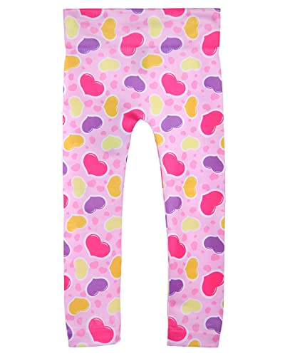 MeMoi Girls' Valentine Bubble Love Comfort Stretch Leggings