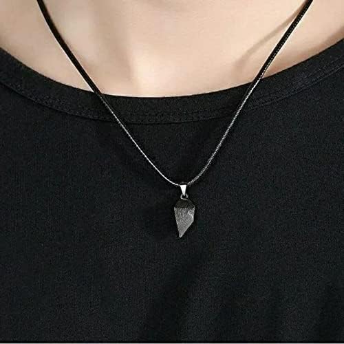 Miniatura 8 de 2 collares para parejas, collar a juego personalizado con inicial, collar de corazón personalizado para pareja, regalo para el día de San Valentín