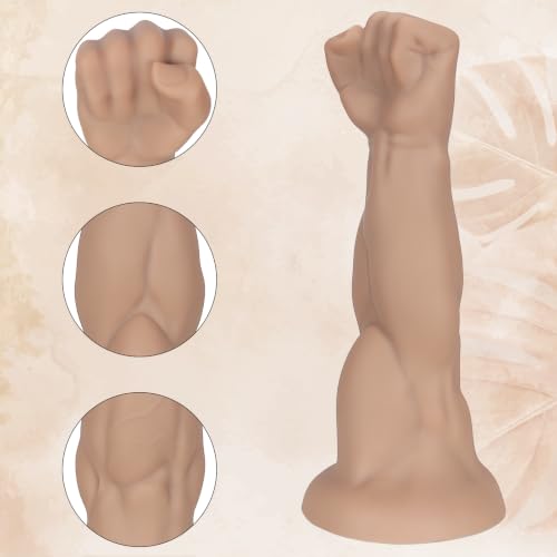 12 Inch Huge Realistic Fist Dildo Soft Silicone Giant Anal Plug - Image 4