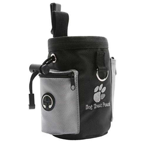 Bolsa Legendog para transporte de ração para cães com cordão e bolsa de treinamento para cães com bo