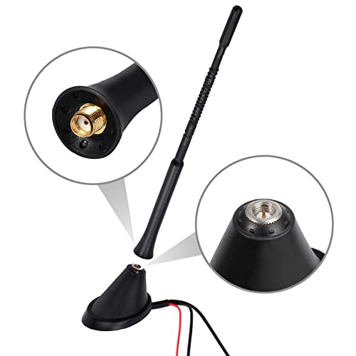 CAMWAY Aktive DAB + FM Antenne für Autoradios