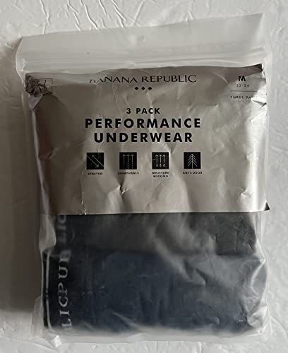 Banana Republic 3-Pack Performance Mens Boxer Briefs MEDIUM Boxer Brief Underwear2