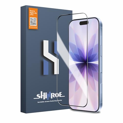 Image of Tempered Glass for iPhone 17 (6.3 Inch) Military Grade 9H Screen Guard, Anti-Scratch, Shatterproof, Edge-to-Edge Full Coverage - Black Border
