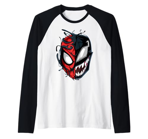 T-shirt baseball Spider-Man Maximum Venom à manches raglan idéal pour vos sorties geek ou casual