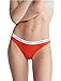 Calvin Klein Carousel 5-Pack Thong Black/White/Spectrum Blue/Grey Heather/Spicy Orange LG (Women's 12-14)
