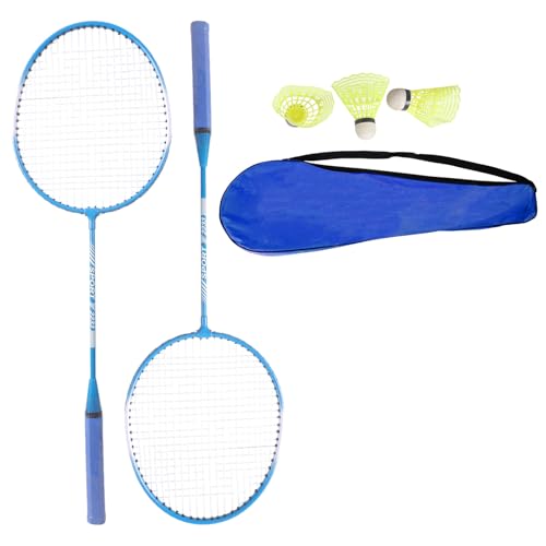 YPREWY 1 par de raquetas de bádminton ligeras para 2 jugadores que juegan raquetas profesionales, accesorios deportivos para interiores y exteriores