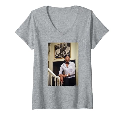 Photo de Femme Natalie Cole This Will Be Singer par Michael Grecco T-Shirt avec Col en V
