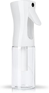 Continuous Hair Plant Mister Spray Bottle Fine Empty Small Mist Spray Bottles Mist Sprayer Water Alcohol Cleaning Spray Mist Bottle for Curly Hair Styling Products,Plants, 160ml(Clear)