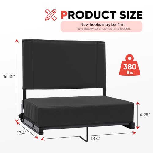 Sekey Stadium Seat with Back Support