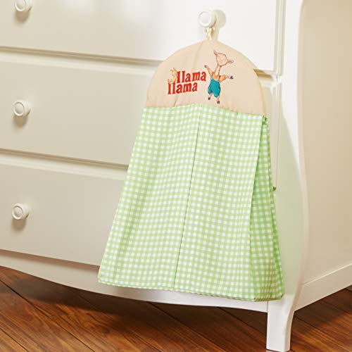Everyday Kids Llama Llama 4 Pc Crib Bedding And Nursery Set Includes Baby Bed Quilt, Fitted Sheet, Dust Ruffle And Diaper Stacker; Sweet Images Of Llama Llama, Moon And Stars For Boys And Girls #TOP3