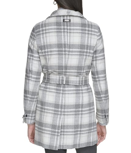 Calvin Klein Wool Wrap Jacket for Women - Polyester Blend Fabric - Two Welt Pockets at Hips - Toggle Cuffs3