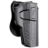 Beretta 92 FS Holsters, OWB Holster for Beretta 92 92FS 92G 92X 92S / GSG92 / Girsan Regard MC - Index Finger Released | Adjustable Cant | Autolock | Outside Waistband Carry | Matte Finish -Right Hand