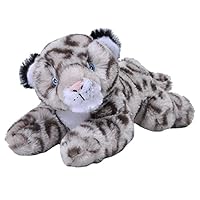 Wild Republic 24795 Ecokins Snow Leopard Stuffed Animal 8 Inch Mini, White