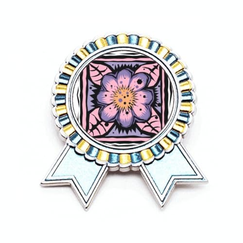 Broche fleur violette Mexicon Culture M en métal, le cadeau idéal à offrir pour une occasion spéciale