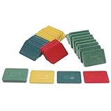 TOMETURE 40 Pezzi Spessori in Plastica per Livellamento Porte e Finestre Distanziatori e Blocchi Supporto Vetro Accessori per Installazione Telai in Alluminio e Materiali Vari