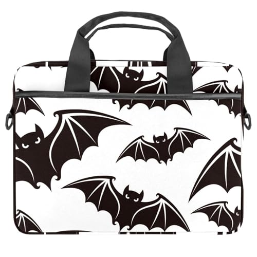 Sacoche chauve-souris d'Halloween portable 13 pouces pour le bureau et l'université