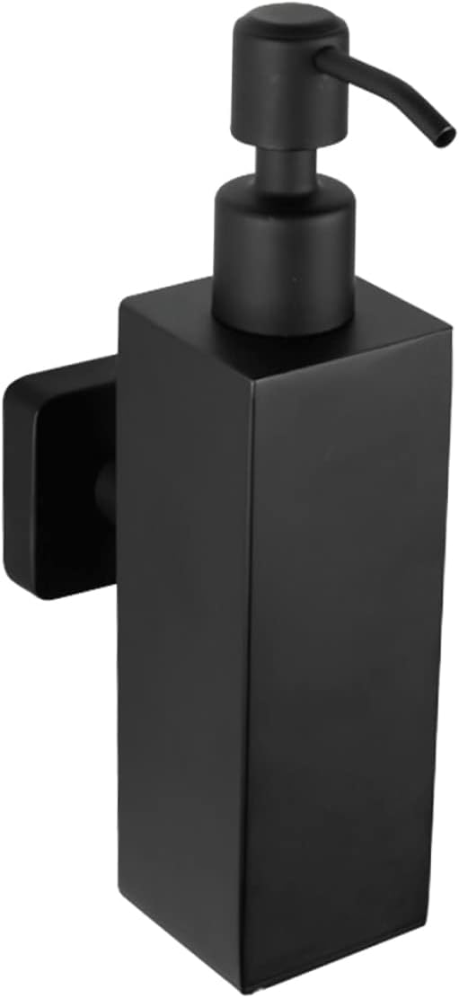 Stainless Steel Liquid Soap Dispenser Wall Mounted Manual Pump for Bathroom and Kitchen Lotion Dispenser Easy Installation Suitable for Home and Hotel