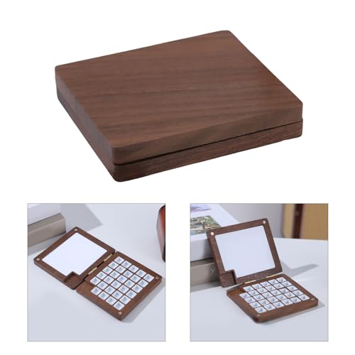 Tablero permanente de madera de acuarela de 15 espacios y esquema de múltiples compartimentos 2