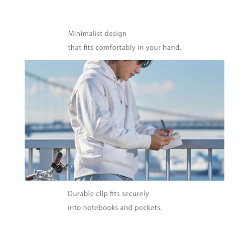 Caneta esferográfica Uni Jetstream única, equipada com tinta Lite Touch de 0,7 mm (azul), corpo azul