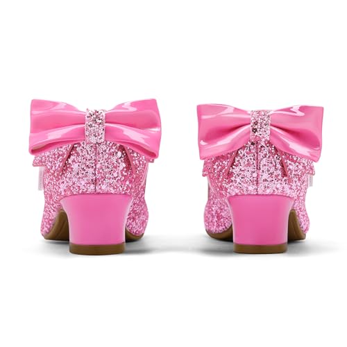 Image of K KomForme Girls Dress Shoes Toddler Glitter Mary Jane Heels