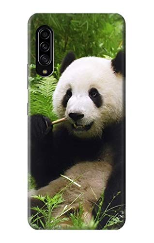 Coque Samsung Galaxy A90 5G Panda Enjoy Eating Anti-rayures Housse Flexible Légère