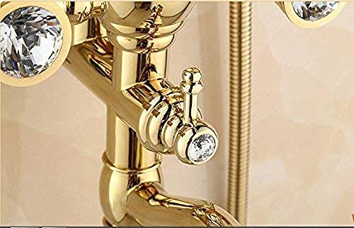 Ensemble de douche salle de bain complet avec mitigeur de lavabo design - 4