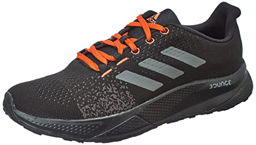 Adidas Men Synthetic Saber Run Running Shoe CBLACK/GRESIX/PRERED (UK-7)