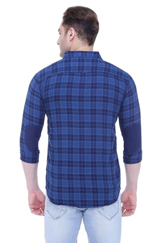 Image of Kuons Avenue Men's Regular Fit Cotton Casual Shirt | Spread Collar | Full Sleeves - Comfortable Everyday Wear