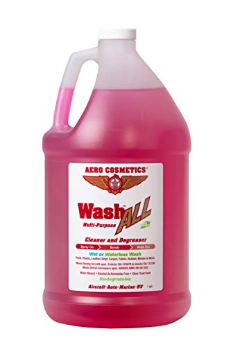 Aero Cosmetics Wash All Multi-Purpose Cleaner and Degreaser for Your Home, Car, RV, Boat and Motorcycle