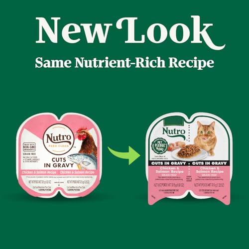 Image of Nutro Perfect Portions Cuts Wet Cat Food, Chicken & Salmon, 2.6 oz, 24 ct