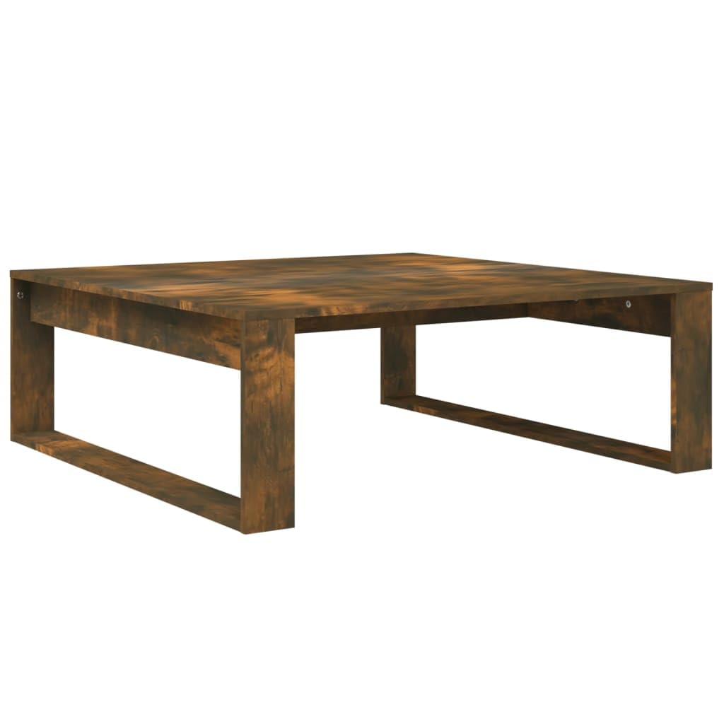 vidaXL Coffee Table Living Room Furniture Decorative Sofa Side Couch Centre Accent End Tea Telephone Coffee Table Smoked Oak Engineered Wood โ image 1